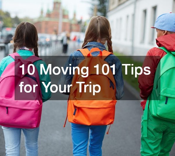 10 Moving 101 Tips for Your Trip