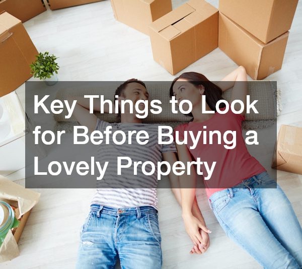 Key Things to Look for Before Buying a Lovely Property